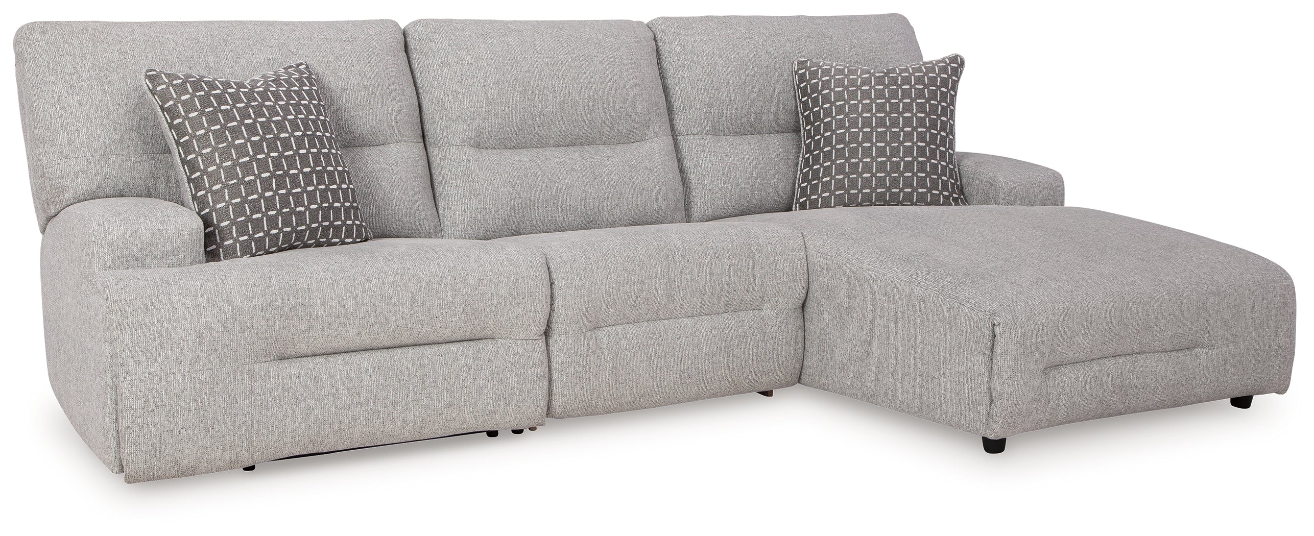 Homestyle Furniture - Ashley Furniture - Acklen Place 3-Piece Power Reclining Sectional - 3-Piece Power Reclining Sectional - 93605S6