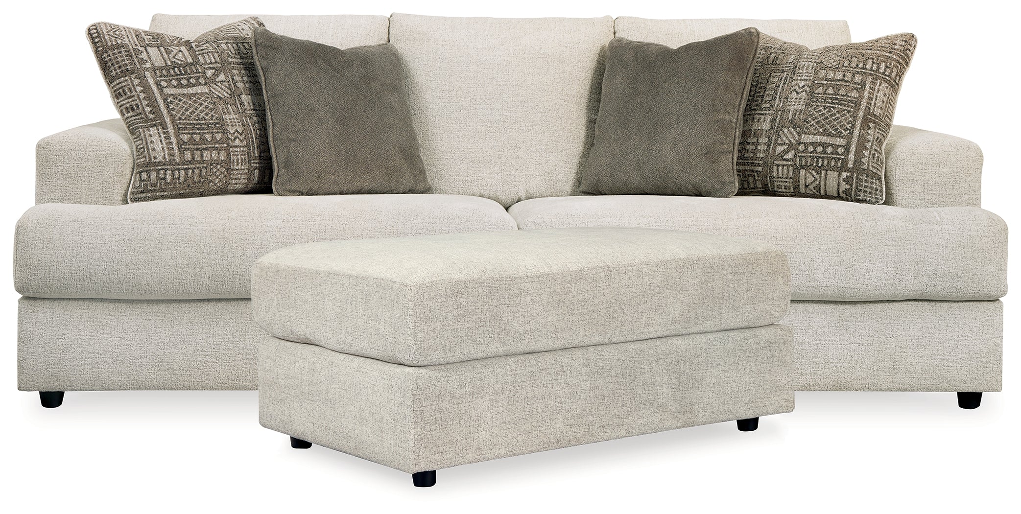Homestyle Furniture - Ashley Furniture - Soletren Sofa and Ottoman - Sofa and Ottoman - 95104U12