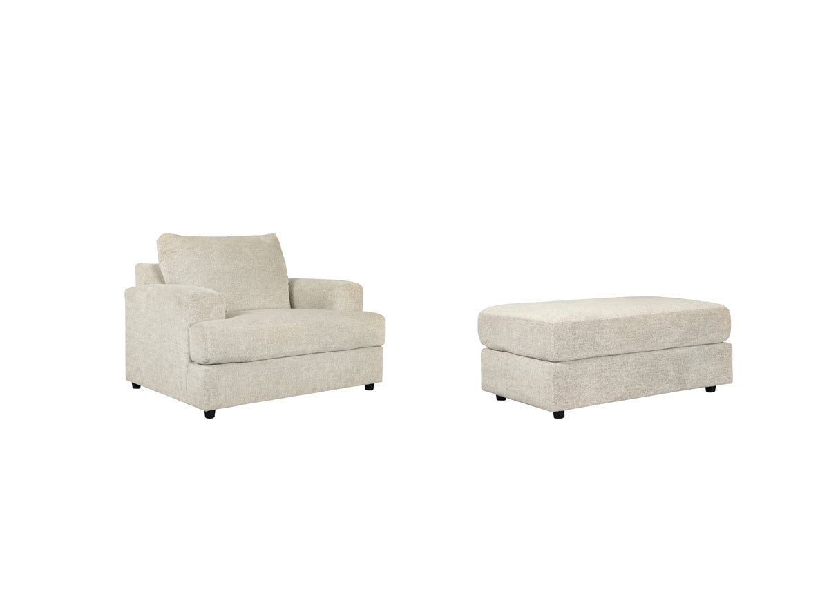 Homestyle Furniture - Ashley Furniture - Soletren Chair and Ottoman - Chair and Ottoman - 95104U1