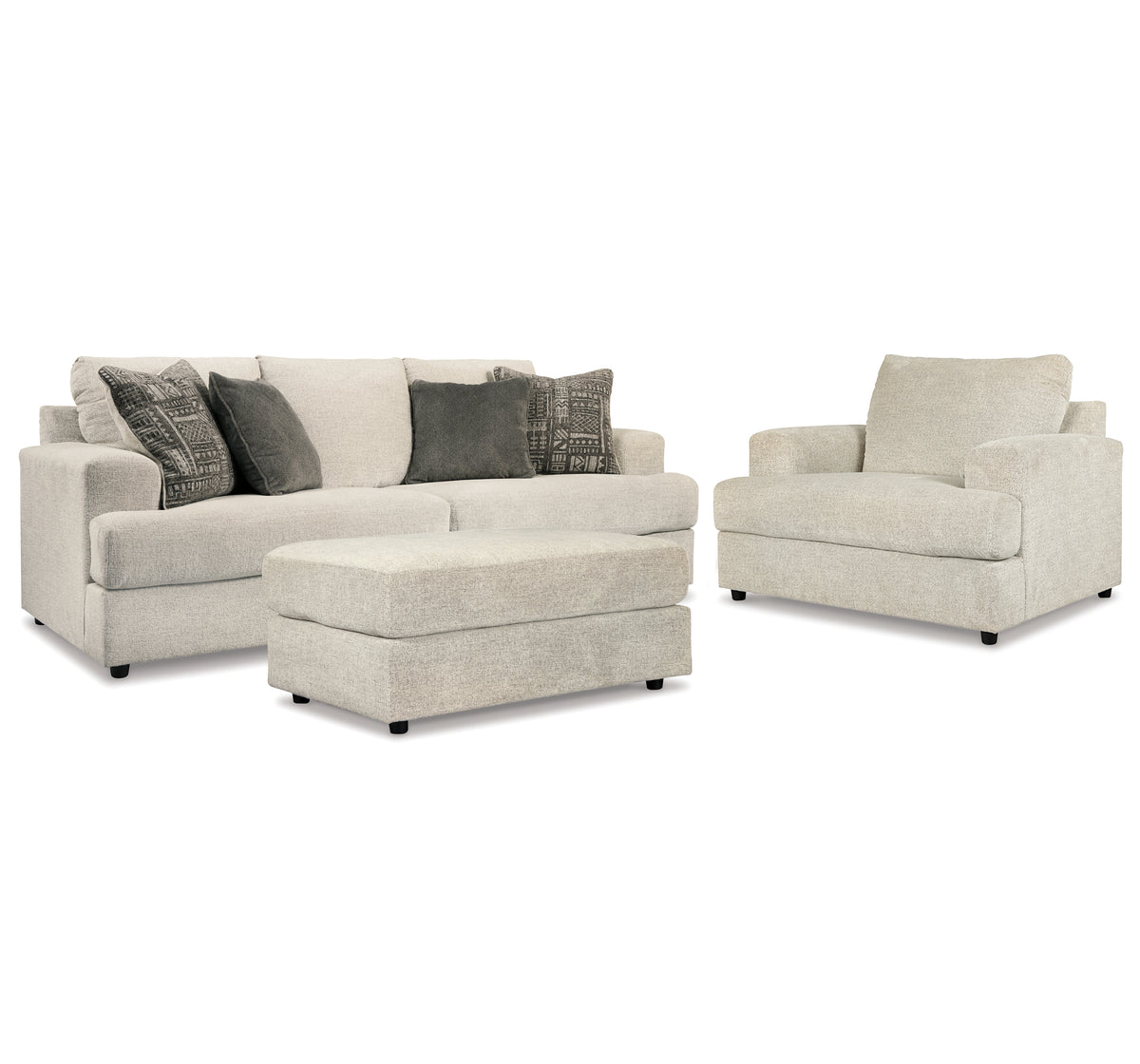 Homestyle Furniture - Ashley Furniture - Soletren Sofa, Chair, and Ottoman - Sofa, Chair, and Ottoman - 95104U4