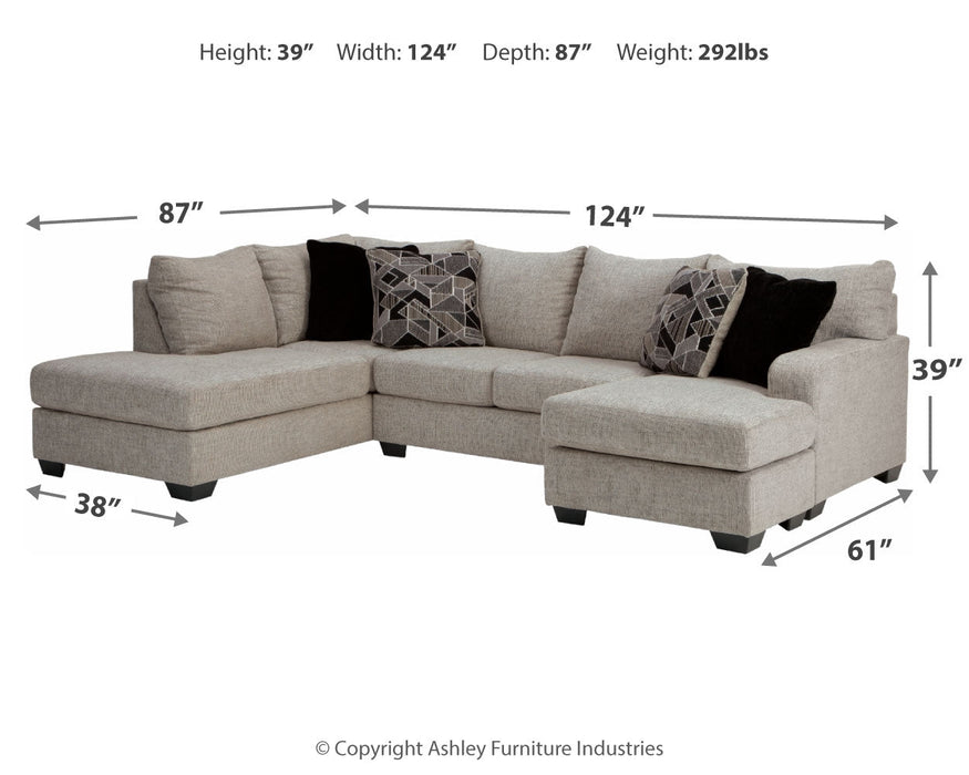 Megginson Sectionals  Homestyle Furniture (ARk)