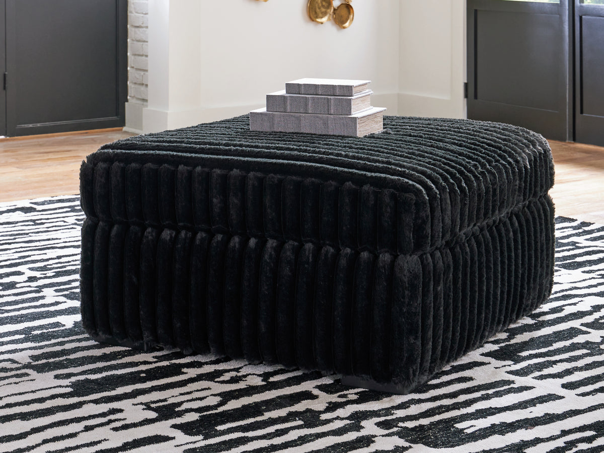 Homestyle Furniture - Ashley Furniture - Midnight-Madness Oversized Accent Ottoman - Oversized Accent Ottoman - 9810308