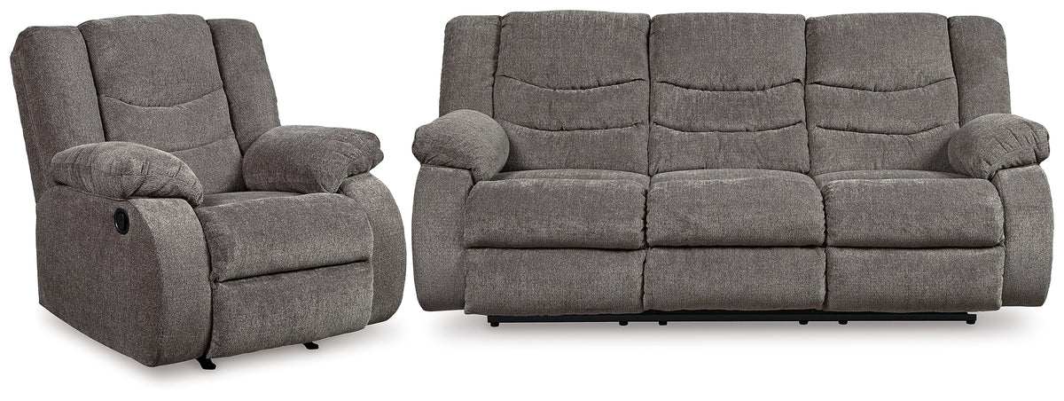 Homestyle Furniture - Ashley Furniture - Tulen Reclining Sofa and Recliner - Reclining Sofa and Recliner - 98606U2