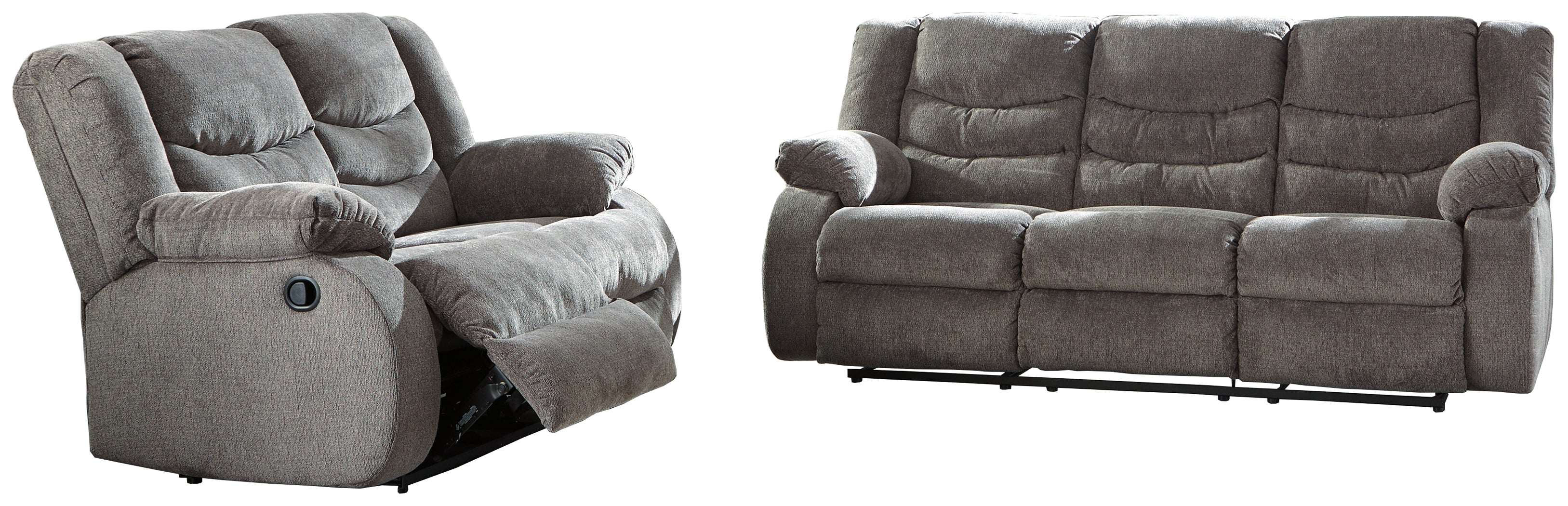 Homestyle Furniture - Ashley Furniture - Tulen Reclining Sofa and Loveseat - Reclining Sofa and Loveseat - 98606U1
