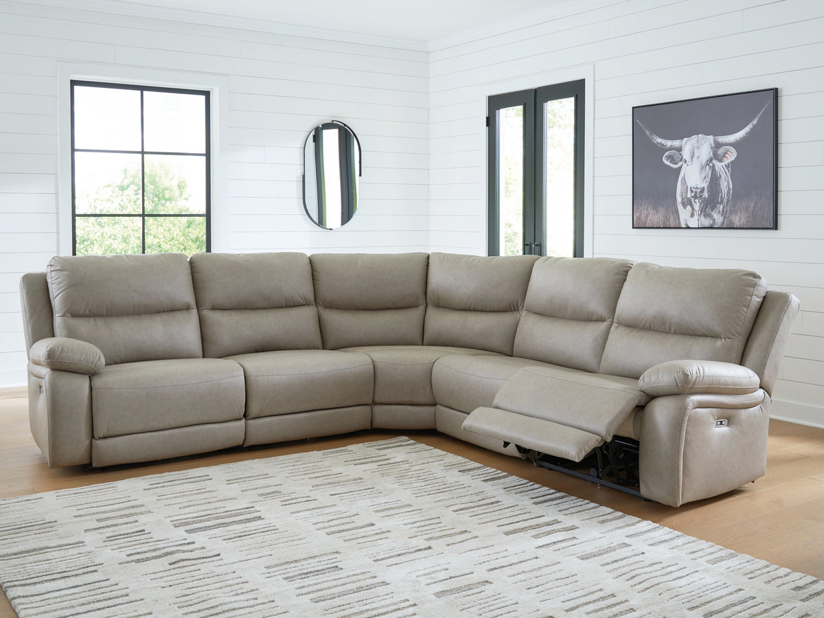 Homestyle Furniture - Ashley Furniture - Narwhal Place 5-Piece Power Reclining Sectional - 5-Piece Power Reclining Sectional - PC99201S8