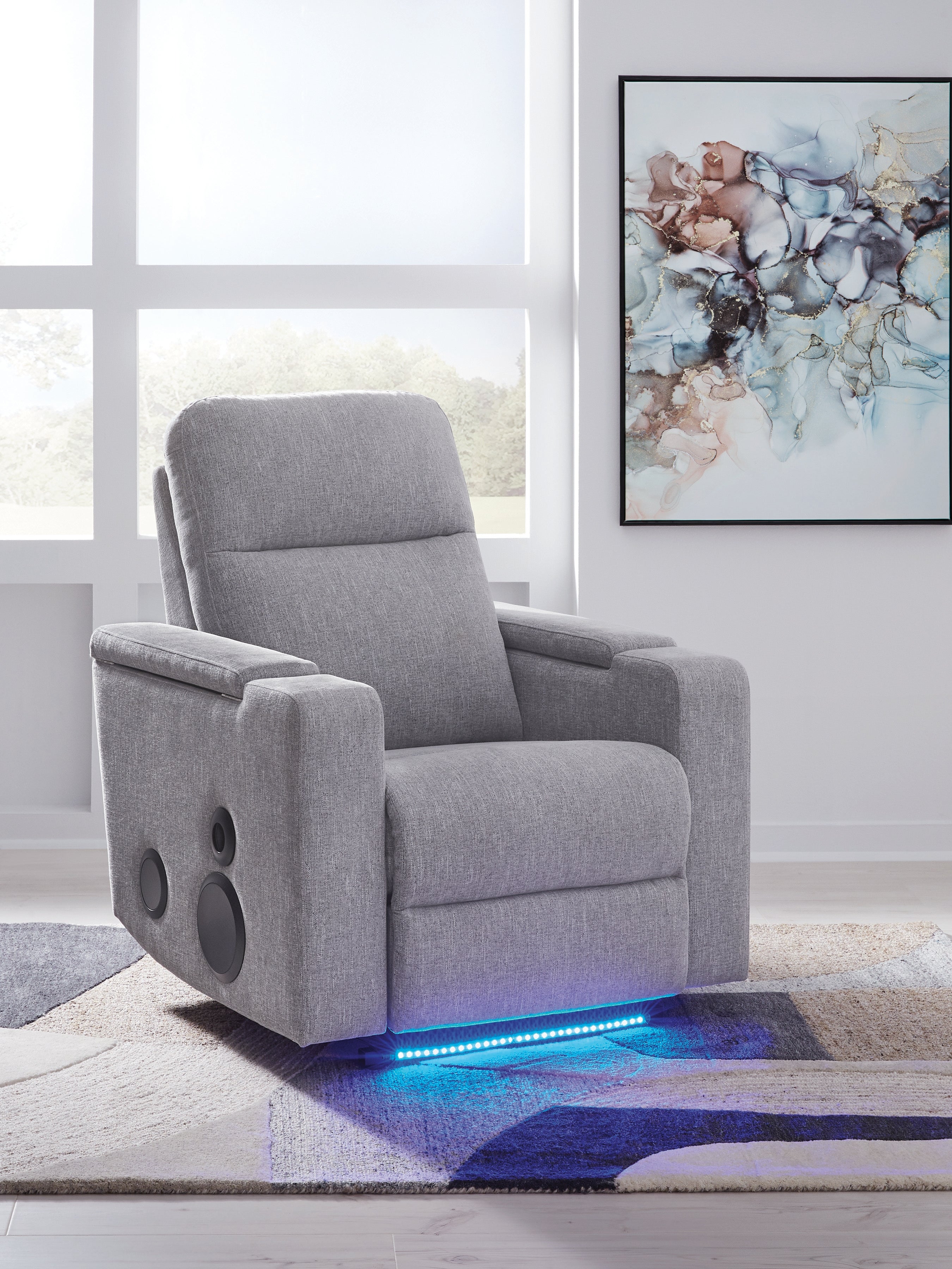 Homestyle Furniture - Ashley Furniture - Pineland Power Glider Recliner with Audio System - Glider PWR REC w/Audio System - PC9930642A