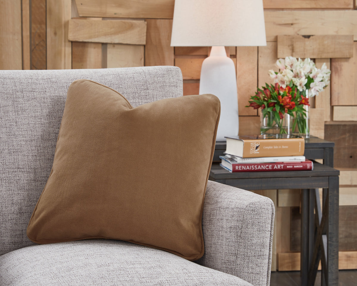 Homestyle Furniture - Ashley Furniture - Caygan Pillow - Pillow / Honey - A1000917P