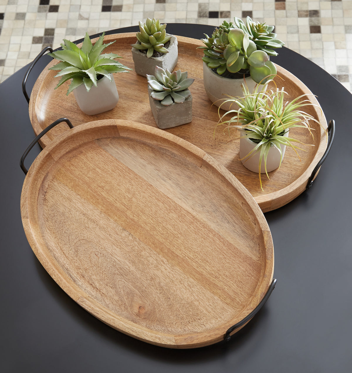 Homestyle Furniture - Ashley Furniture - Jocelyne Tray (Set of 2) - Tray Set (Set of 2) - A2000455