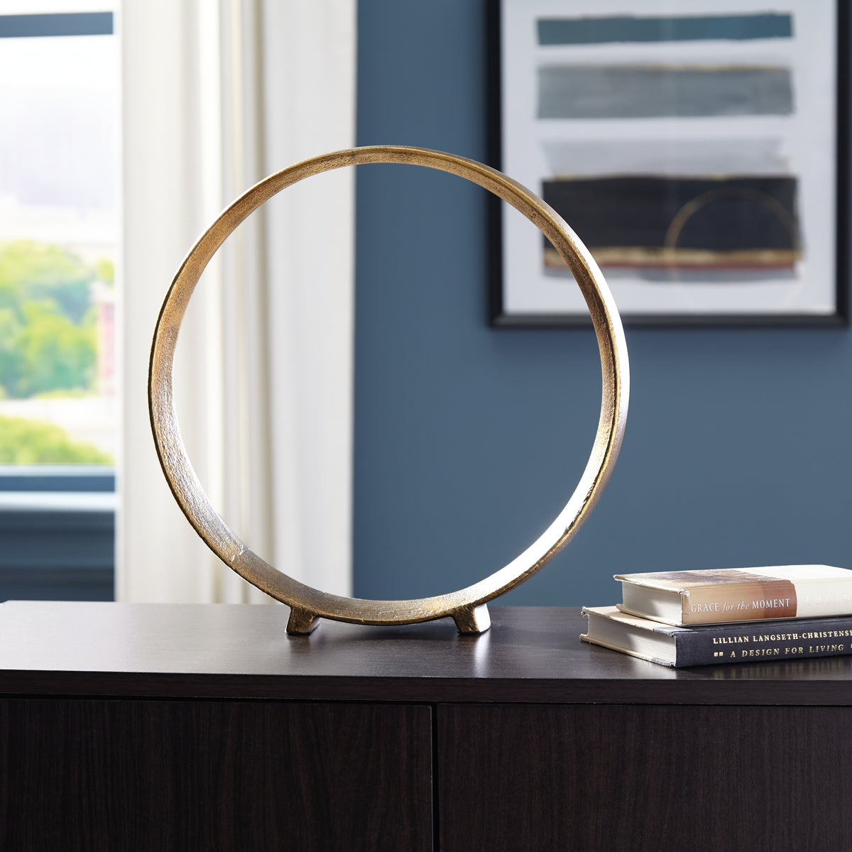 Homestyle Furniture - Ashley Furniture - Ryandale Sculpture - Sculpture / Antique Brass Finish - A2000500S