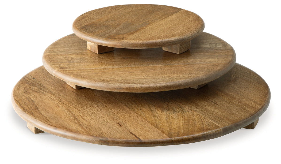 Kaidler Tray Set (Set of 3)  Homestyle Furniture (ARk)