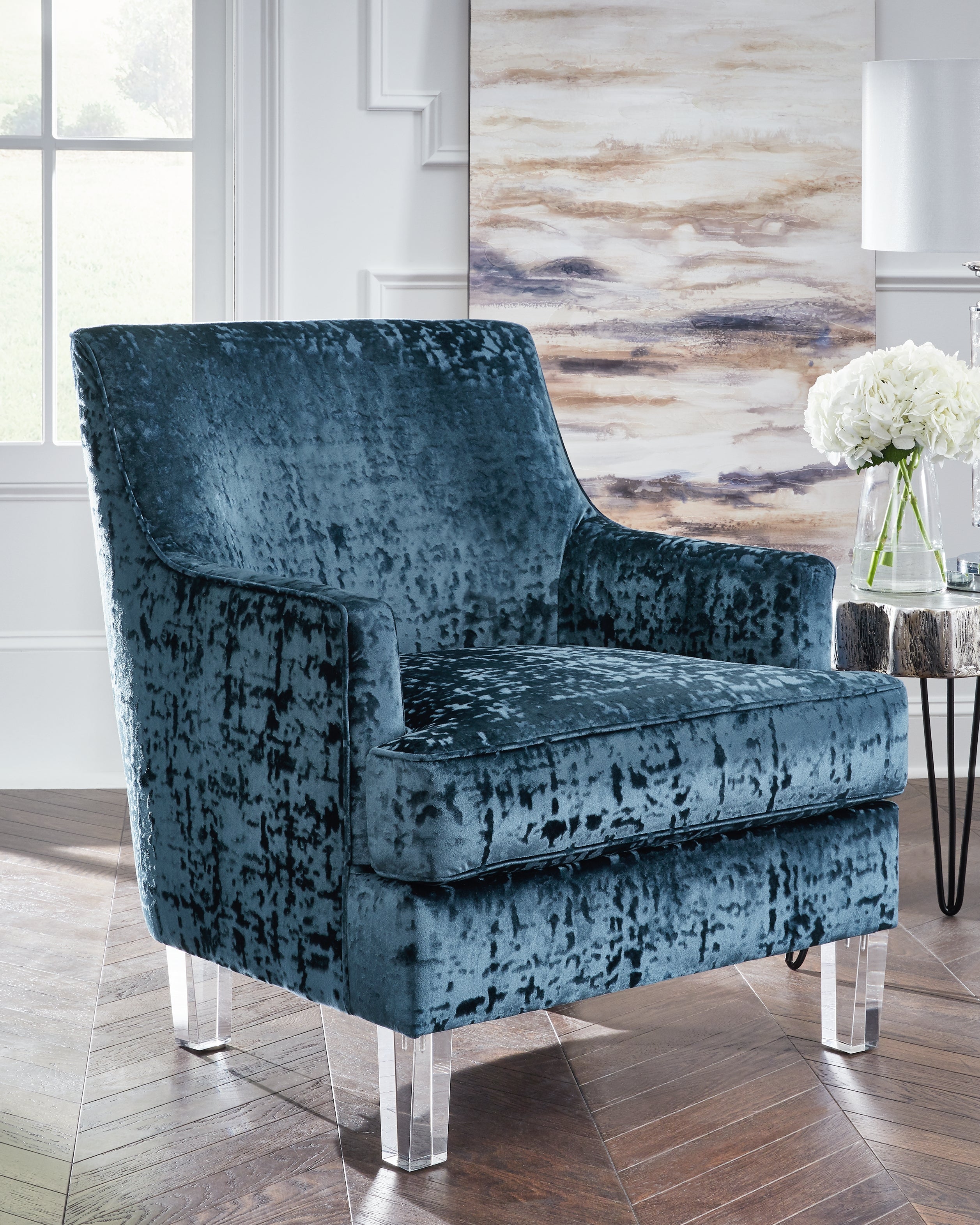 Homestyle Furniture - Ashley Furniture - Gloriann Accent Chair - Accent Chair / Lagoon - A3000103