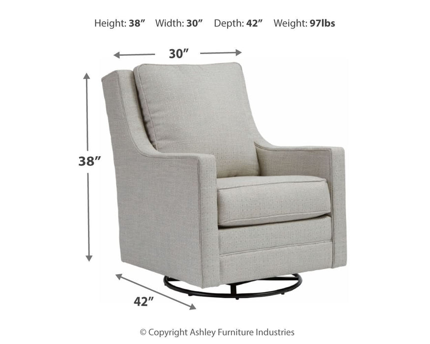 Kambria Swivel Glider Accent Chair  Homestyle Furniture (ARk)