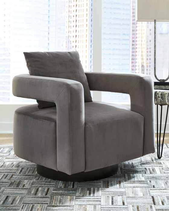 Alcoma Swivel Accent Chair  Homestyle Furniture (ARk)