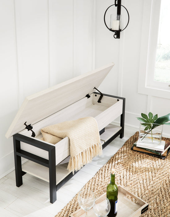 Rhyson Storage Bench  Homestyle Furniture (ARk)