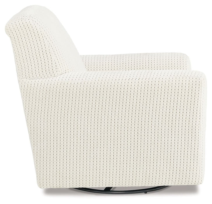 Herstow Swivel Glider Accent Chair  Homestyle Furniture (ARk)