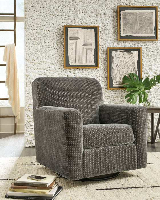 Herstow Swivel Glider Accent Chair  Homestyle Furniture (ARk)