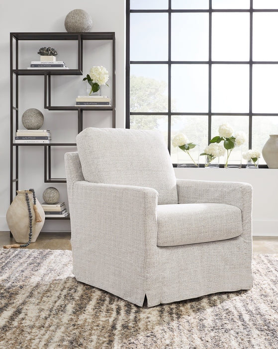 Nenana Next-Gen Nuvella Swivel Glider Accent Chair  Homestyle Furniture (ARk)