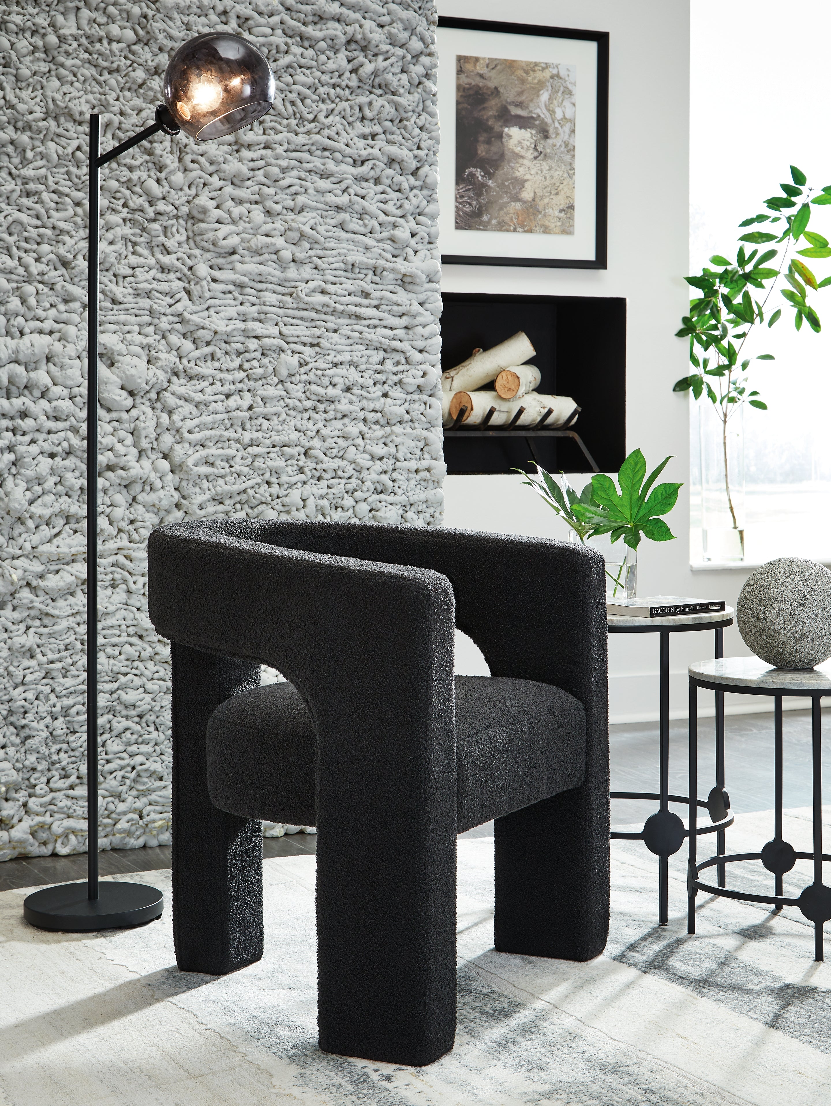 Homestyle Furniture - Ashley Furniture - Landick Accent Chair - Accent Chair / Ebony - A3000698