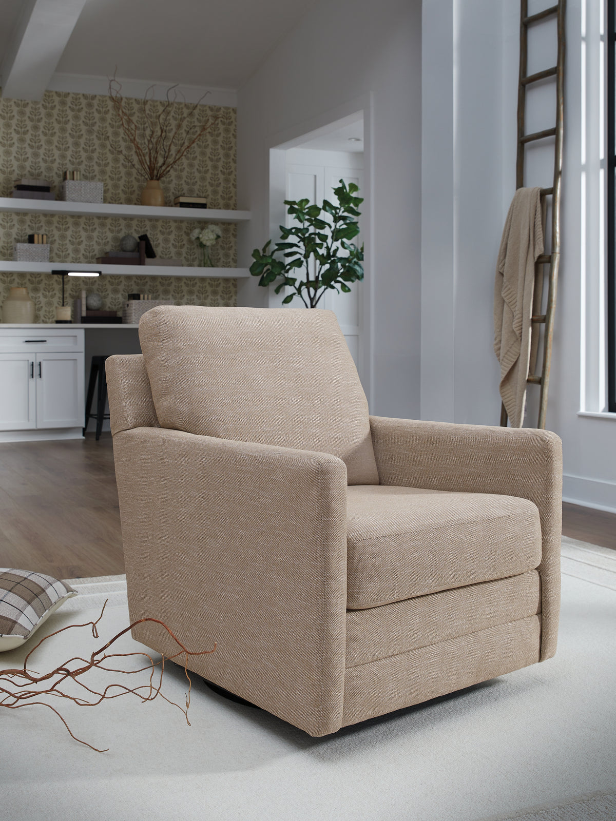Homestyle Furniture - Ashley Furniture - Freybourne Next-Gen Nuvella Swivel Accent Chair - Swivel Accent Chair - A3000736