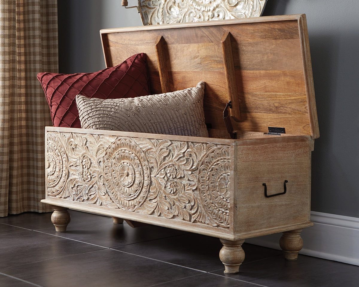 Homestyle Furniture - Ashley Furniture - Fossil Ridge Storage Bench - Storage Bench - A4000039