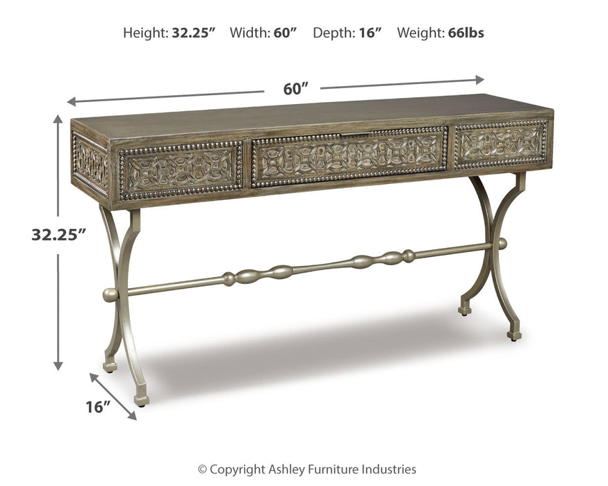 Quinnland Sofa/Console Table  Homestyle Furniture (ARk)