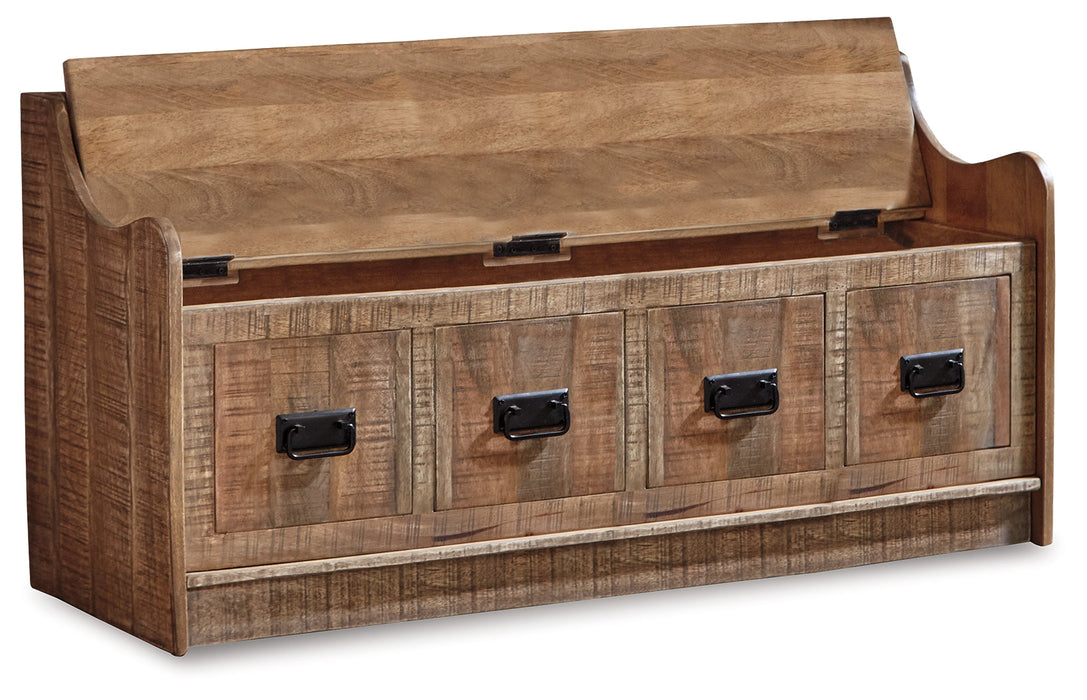 Garrettville Storage Bench  Homestyle Furniture (ARk)