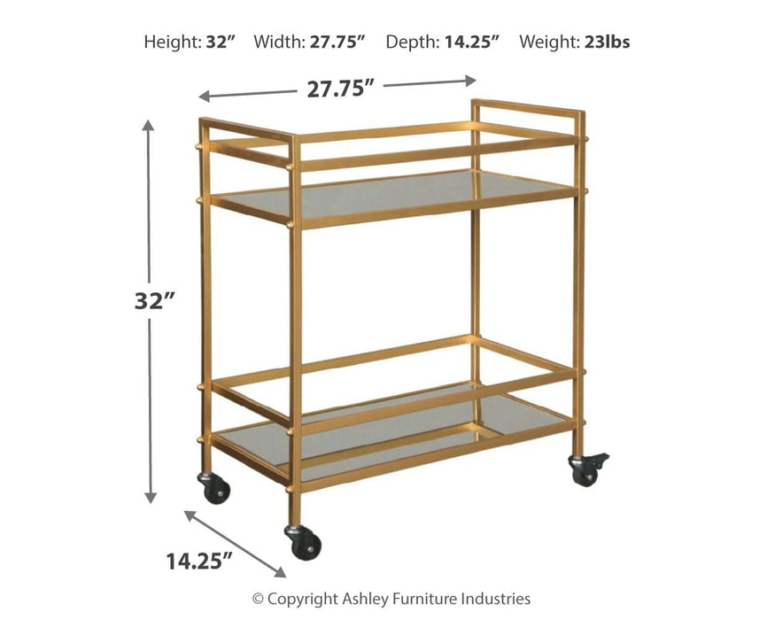 Kailman Bar Cart  Homestyle Furniture (ARk)