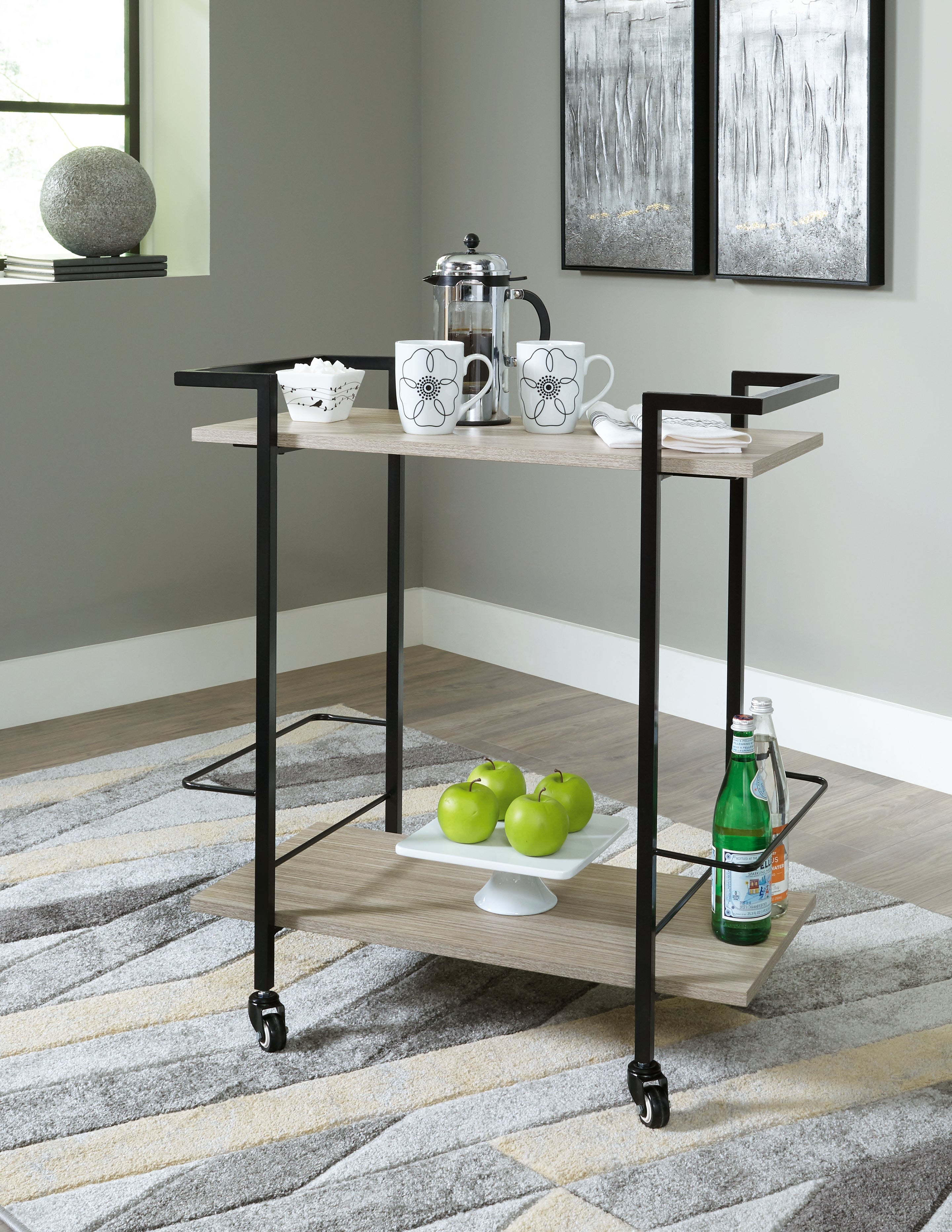 Homestyle Furniture - Ashley Furniture - Waylowe Bar Cart - Bar Cart - A4000389