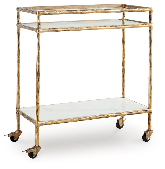 Plattfield Bar Cart  Homestyle Furniture (ARk)