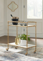 Homestyle Furniture - Ashley Furniture - Plattfield Bar Cart - Bar Cart - A4000625