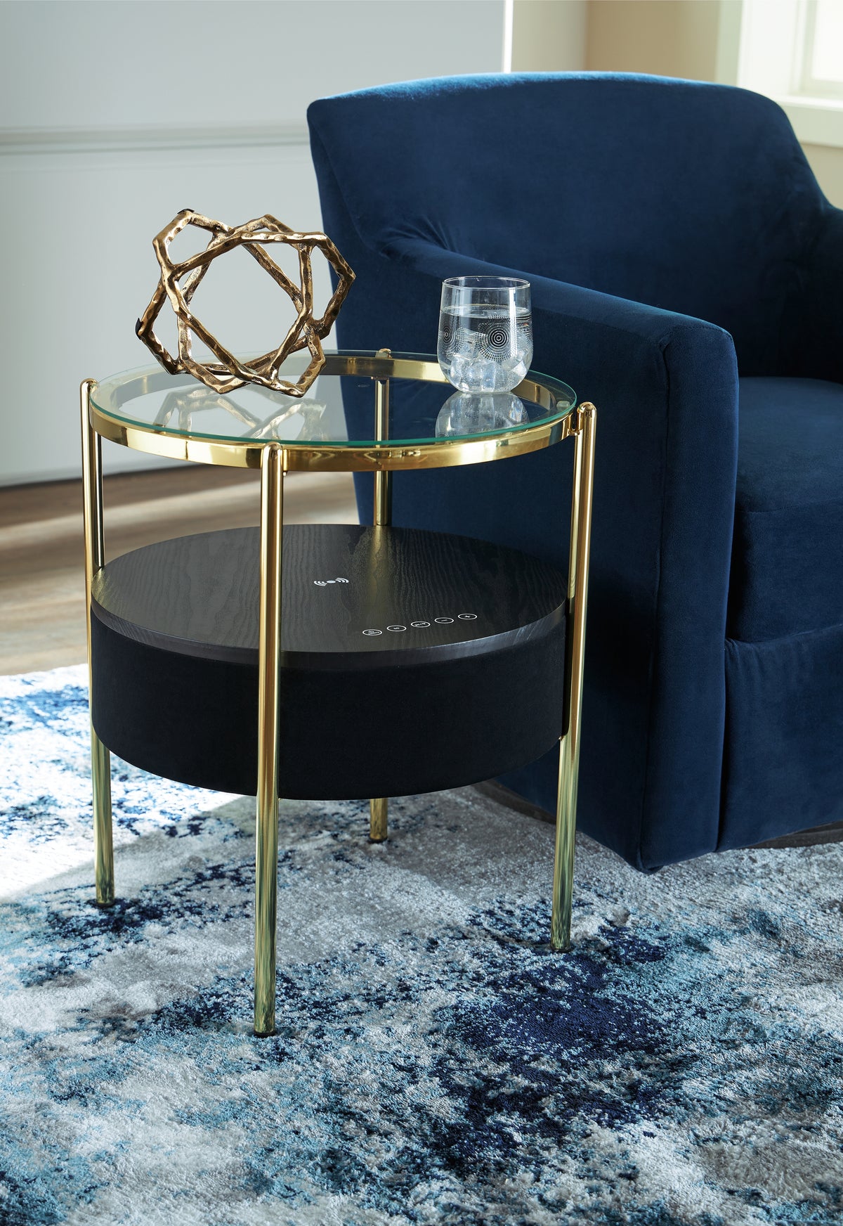 Homestyle Furniture - Ashley Furniture - Nedman Accent Table with Speaker - Accent Table with Speaker - A4000669