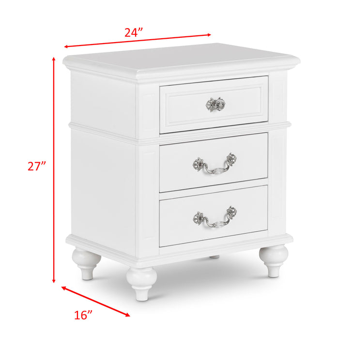 ALANA TWIN PLATFORM 3PC BEDROOM SET W/ STORAGE TRUNDLE