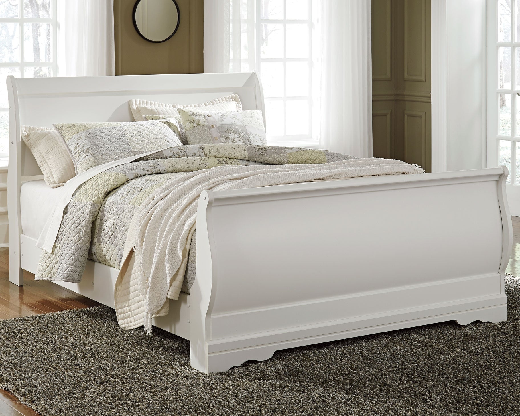 Homestyle Furniture - Ashley Furniture - Anarasia Queen Sleigh Bed - Queen Sleigh Bed - B129B4