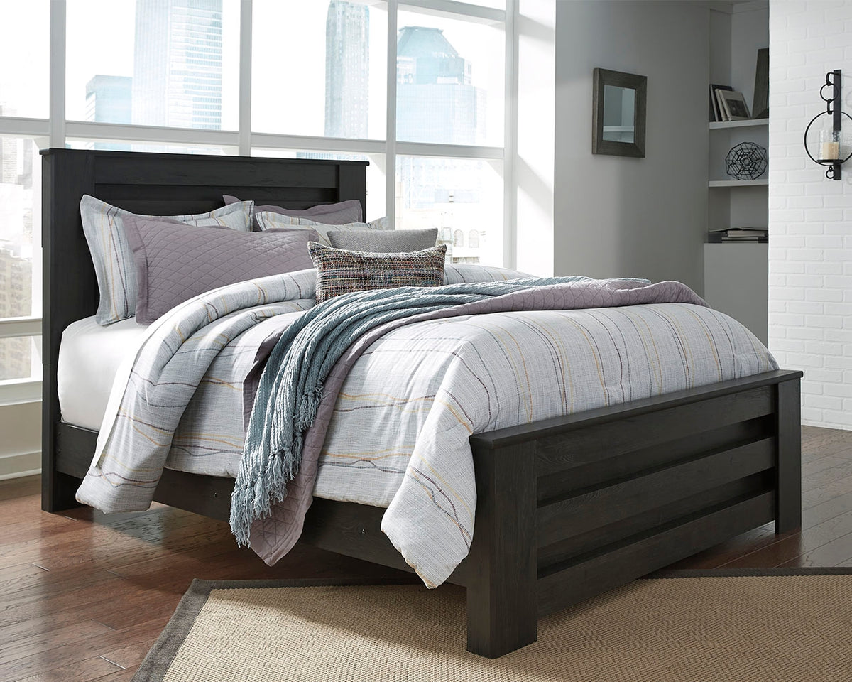 Homestyle Furniture - Ashley Furniture - Brinxton Queen Panel Bed - Queen Panel Bed - B249B2