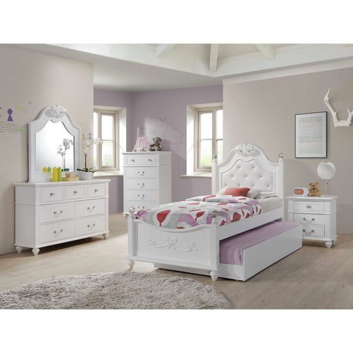 Alana Twin Platform Bed w/ Storage Trundle – SKU AN700TTB | HomeStyle Furniture