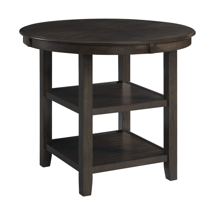 Amherst Counter Height 5PC Dining Set-Table and Four Side Chairs in Walnut