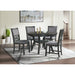 Amherst Dining Table w/Wood Leg Grey Finish – SKU DAH300DT | HomeStyle Furniture