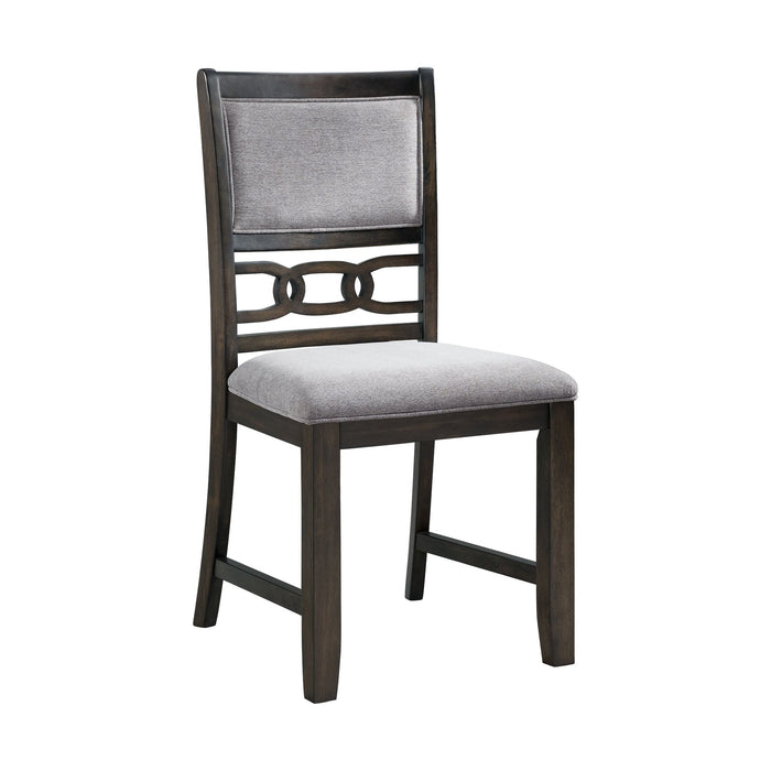 Amherst Standard Height 5PC Dining Set-Table and Four Side Chairs in Walnut