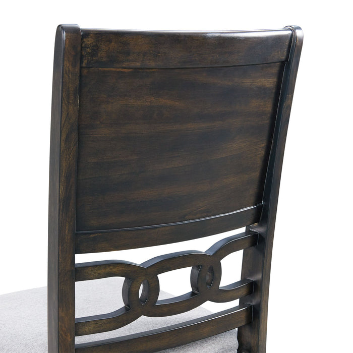 Amherst Standard Height 5PC Dining Set-Table and Four Side Chairs in Walnut