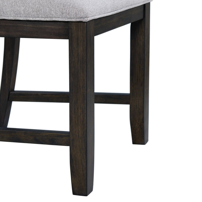 Amherst Standard Height 5PC Dining Set-Table and Four Side Chairs in Walnut