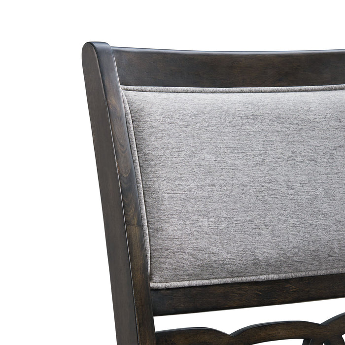 Amherst Standard Height 5PC Dining Set-Table and Four Side Chairs in Walnut