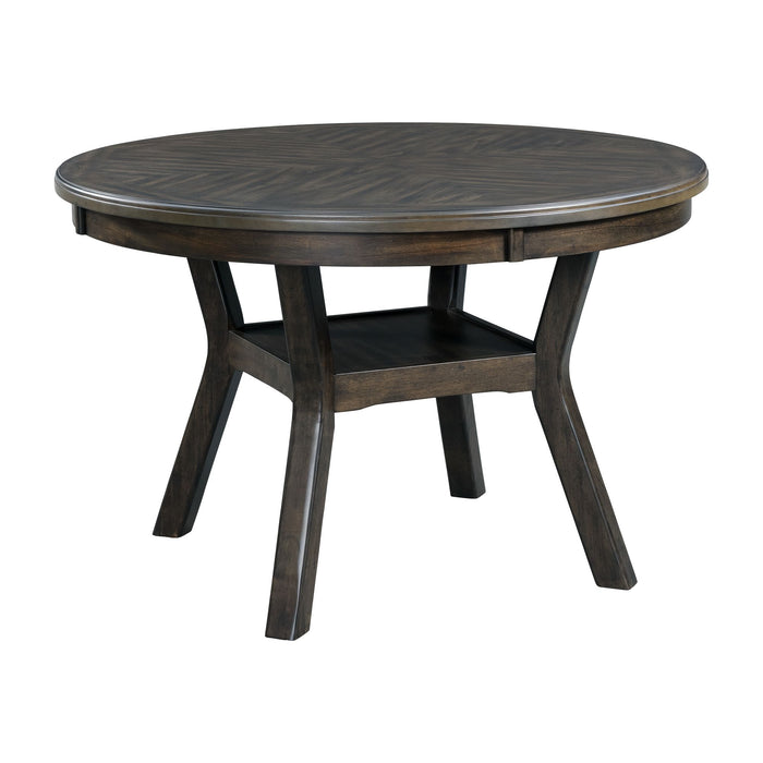 Amherst Standard Height 5PC Dining Set-Table and Four Side Chairs in Walnut