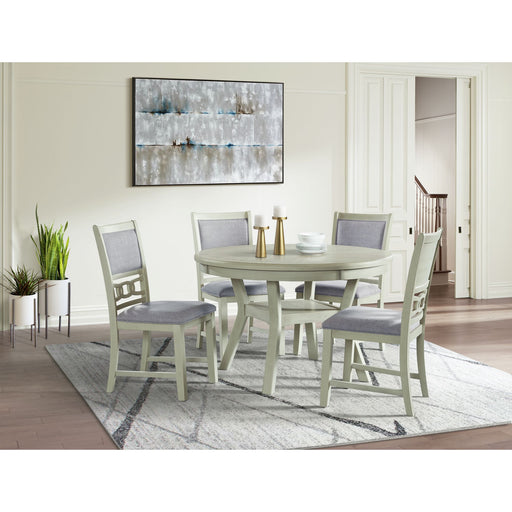 Amherst Dining Side Chair W/Fabric Cushion Side Stretcher White Finish (2 Per Pack) – SKU DAH700SC | HomeStyle Furniture