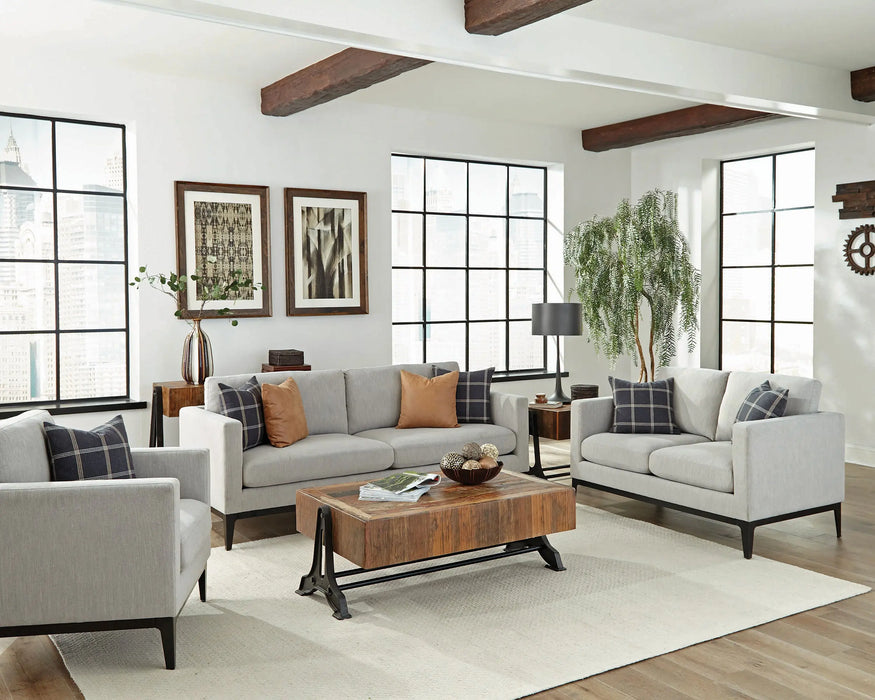 Apperson Living Room Set Grey  Homestyle Furniture (ARk)