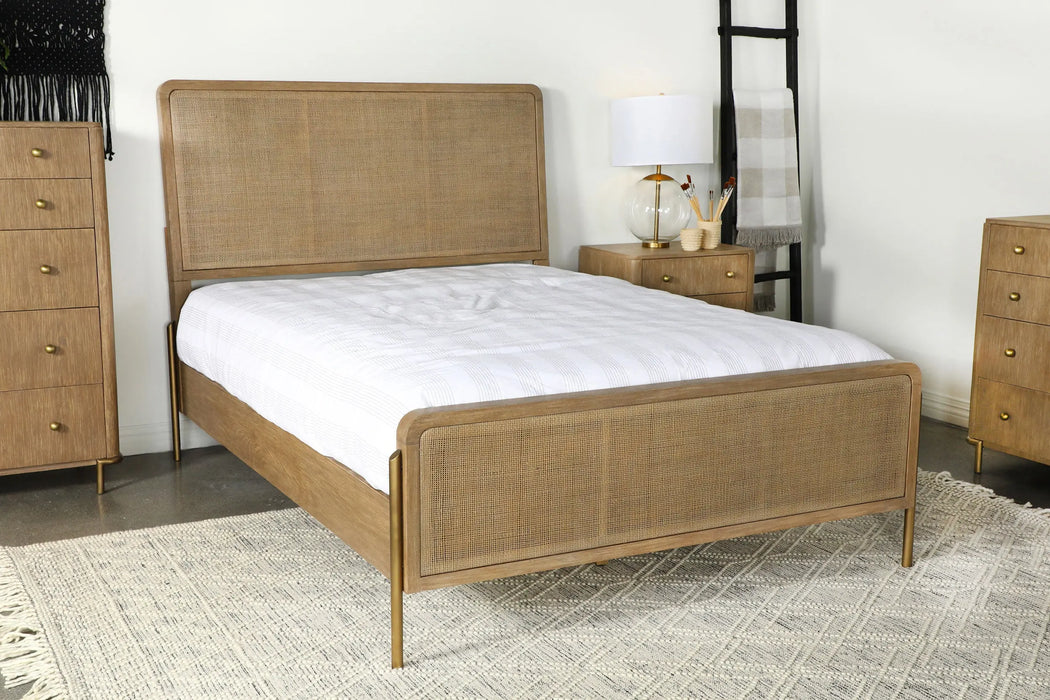 Arini Upholstered Panel Bed  Homestyle Furniture (ARk)