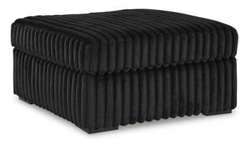 Midnight-Madness Oversized Accent Ottoman READY IN STOCK