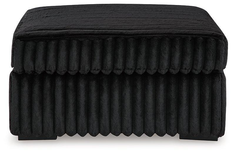 Midnight-Madness Oversized Accent Ottoman READY IN STOCK