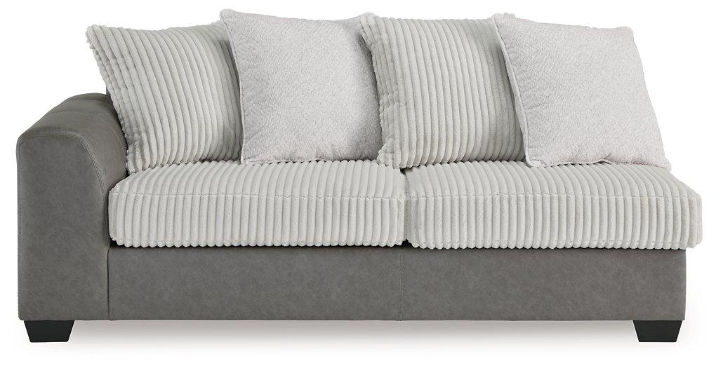 Clairette Court Sectional with Chaise READY IN STOCK - Clairette Court Sectional