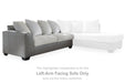 Clairette Court Sectional with Chaise READY IN STOCK - Clairette Court Sectional