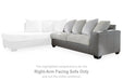 Clairette Court Sectional with Chaise READY IN STOCK - Clairette Court Sectional